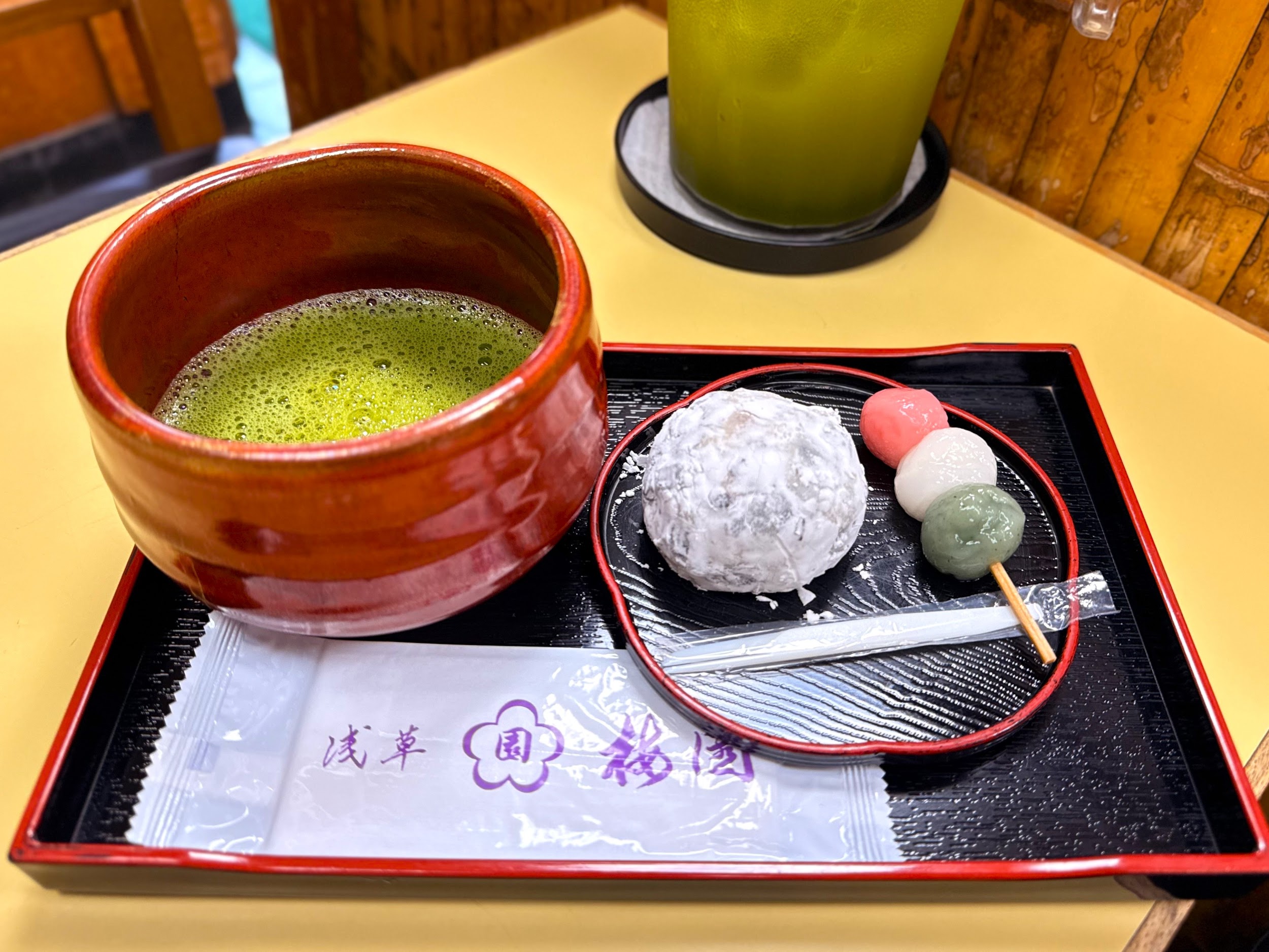 梅園 浅草本店_抹茶セット