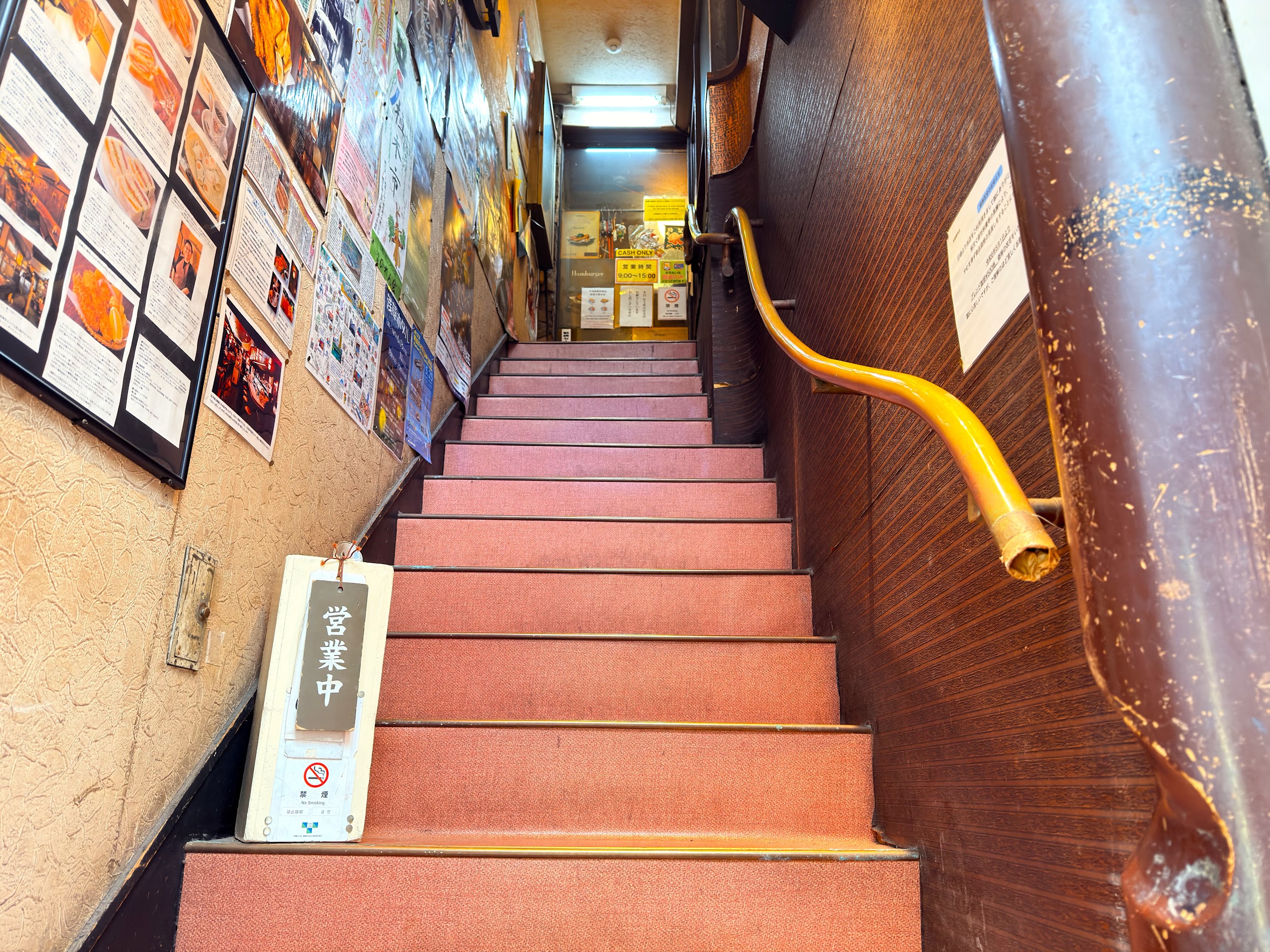 銀座ブラジル 浅草支店_入口の階段