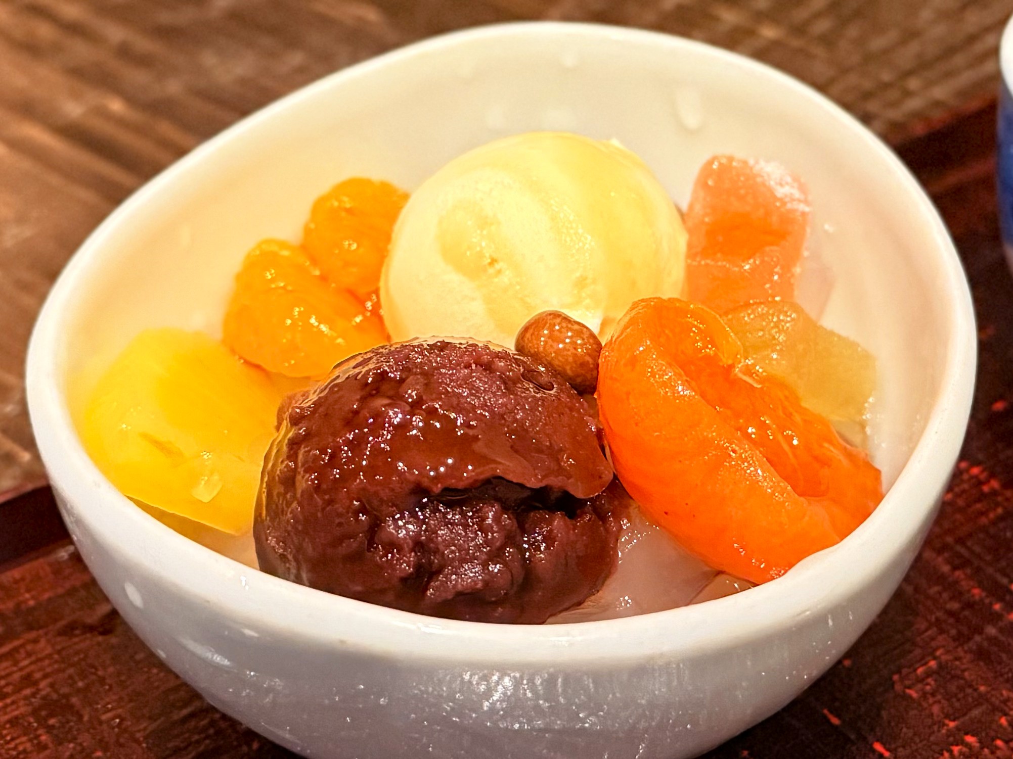 甘味処 西山_クリームあんみつ