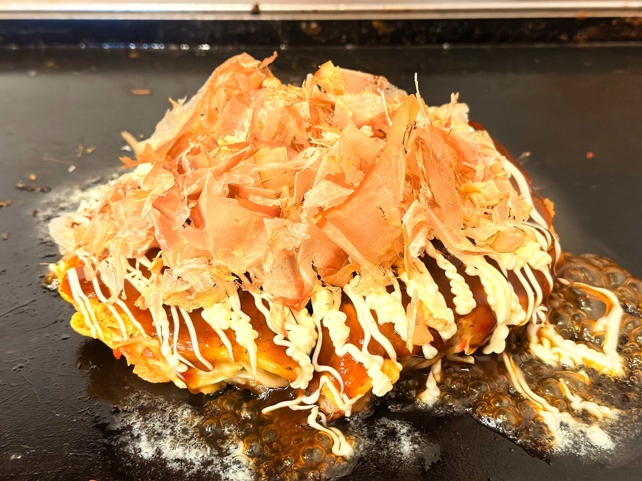 浅草もんじゃ もんろう_お好み焼き「豚天」