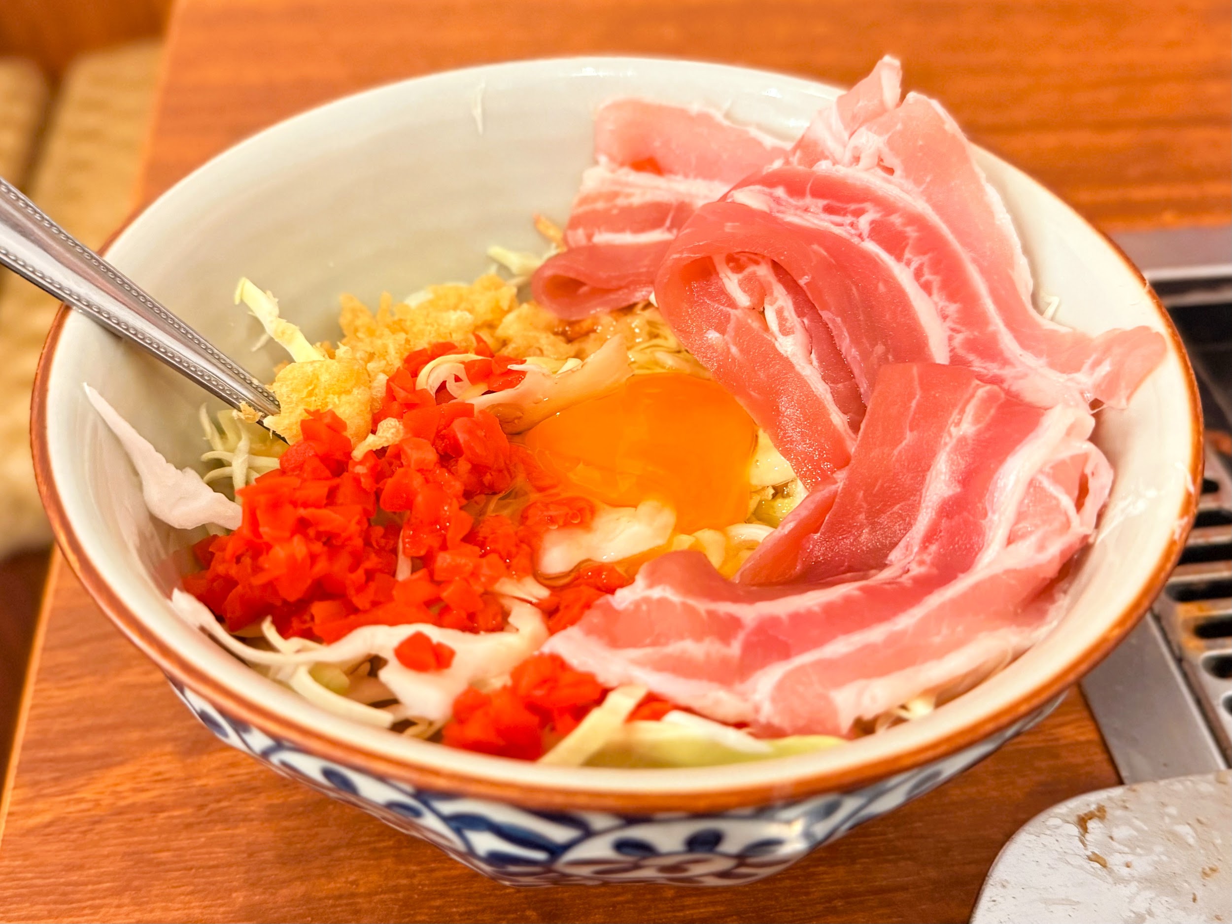 浅草もんじゃ もんろう_お好み焼き「豚天」