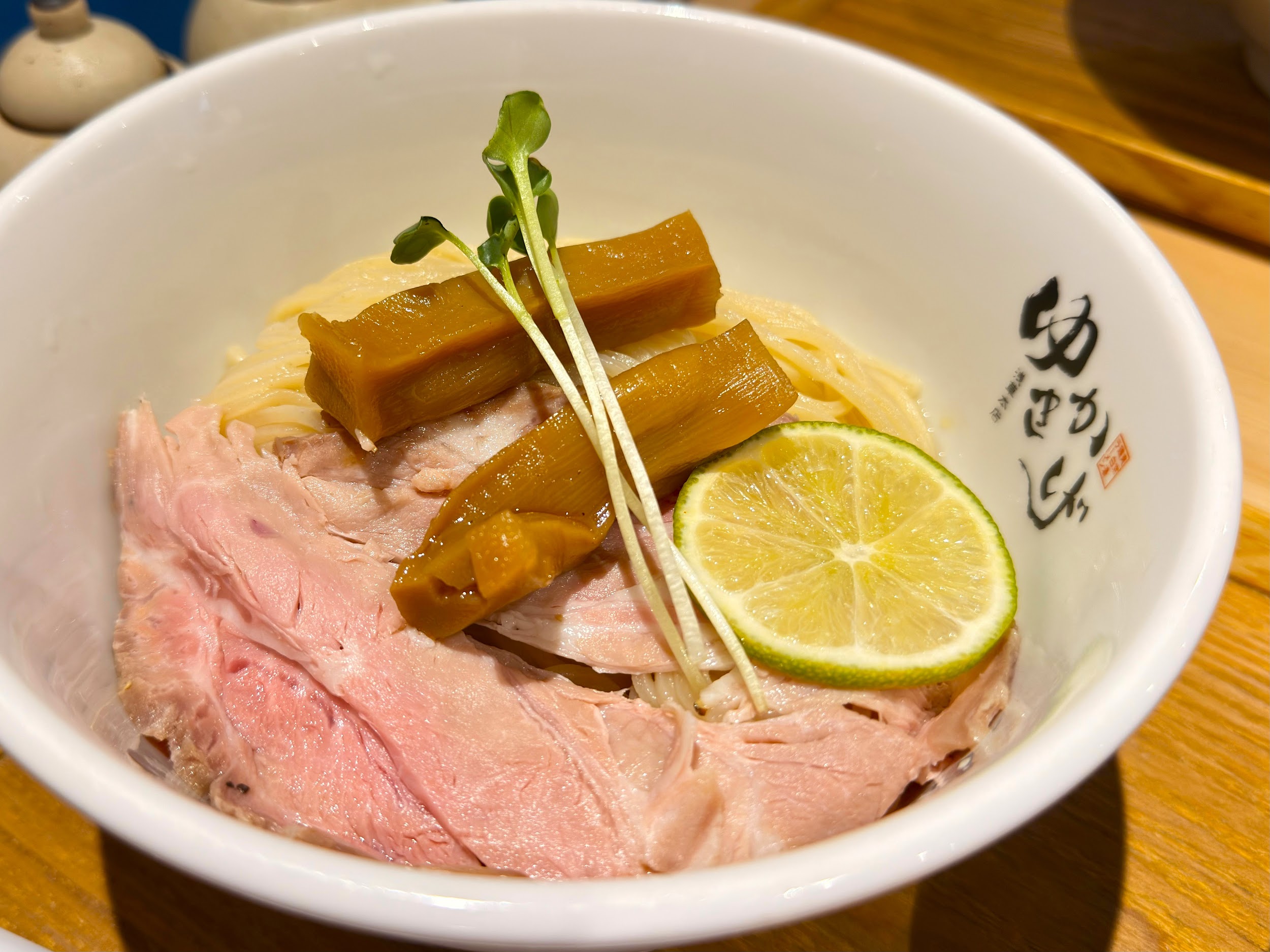 東京 鶏白湯ラーメン ゆきかげ 浅草本店_昆布水 鶏つけそば