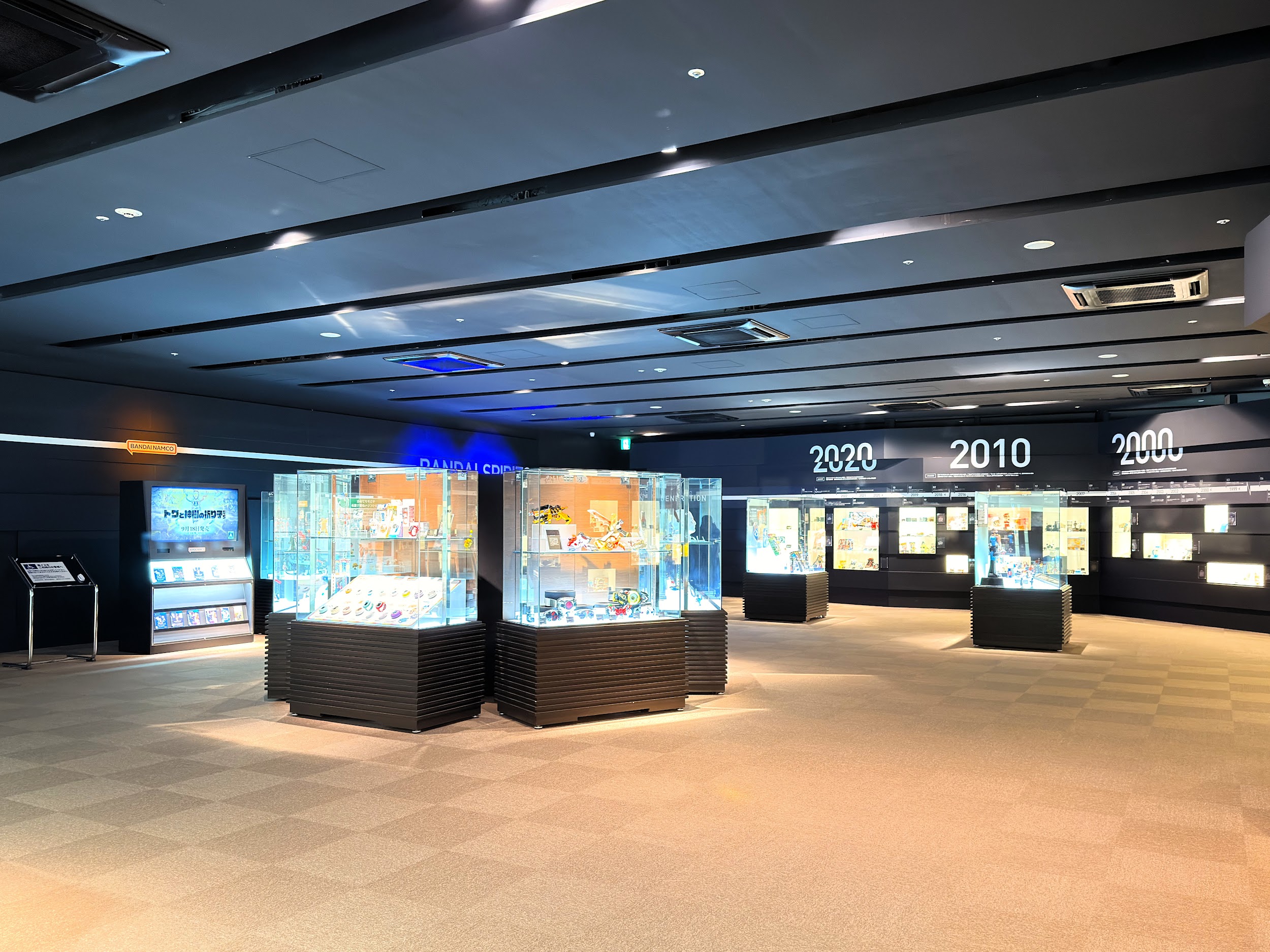 株式会社バンダイ本社_2階の展示スペース