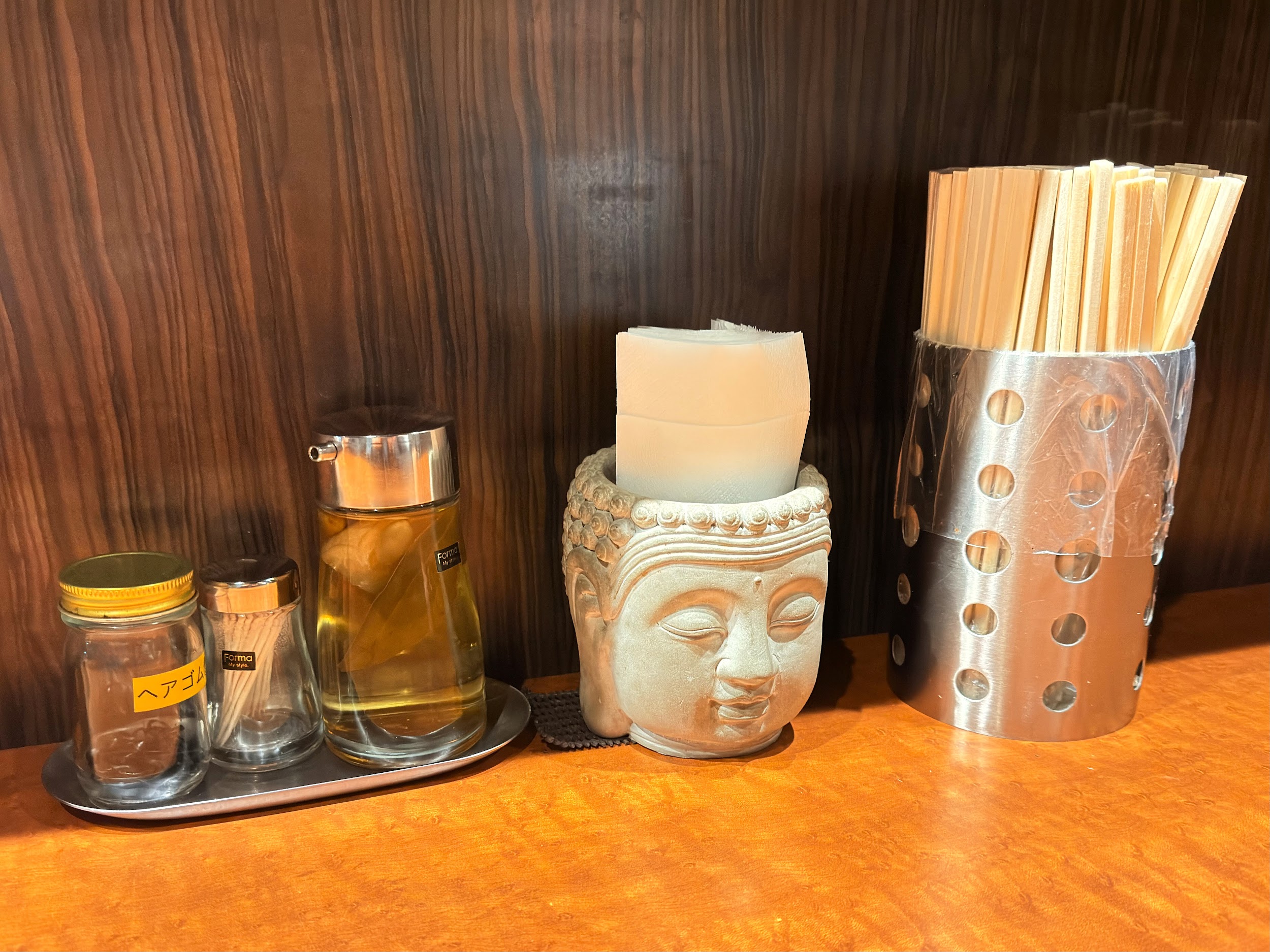 スパイス・ラー麺 卍力 秋葉原店_卓上調味料