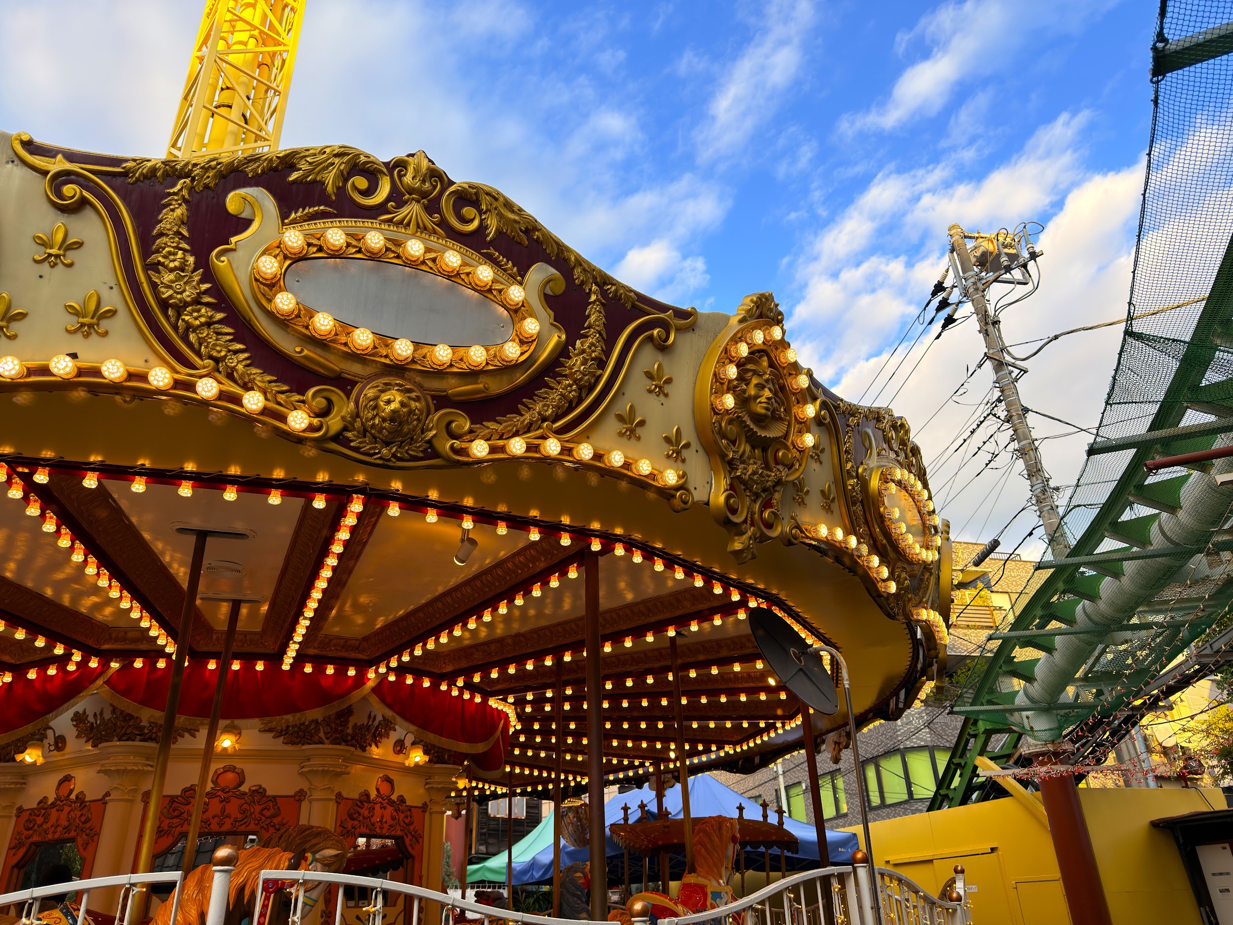 浅草 花やしき_メリーゴーランド