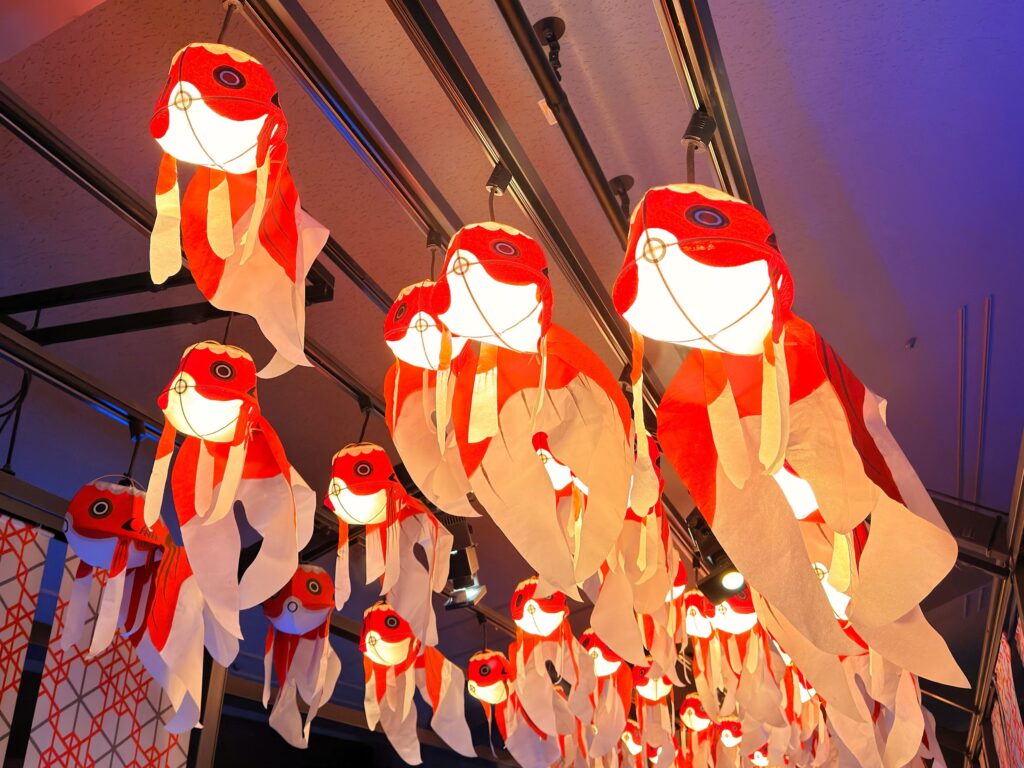 すみだ水族館_金魚型のレトロな装飾