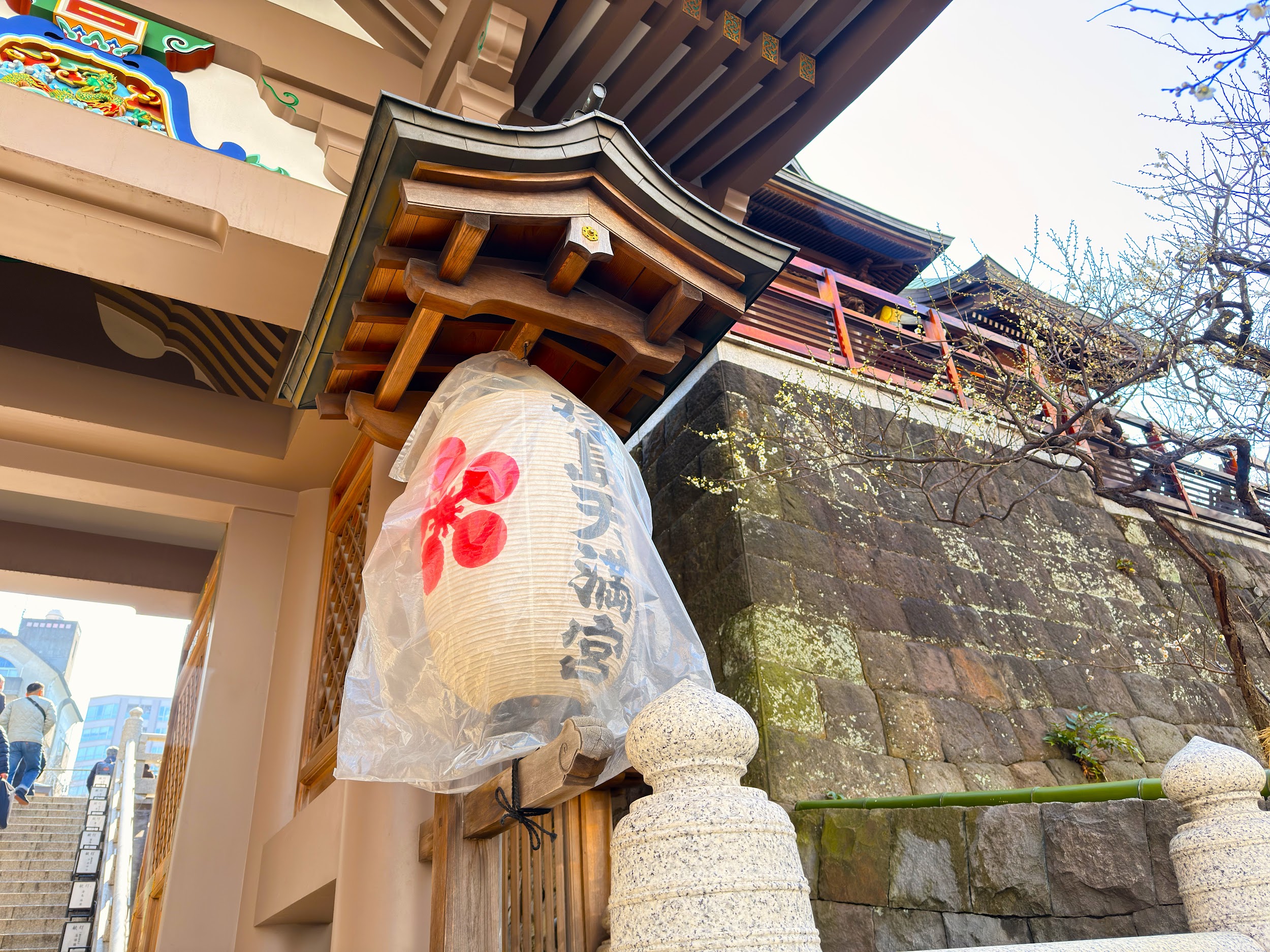 湯島天満宮_梅鉢の家紋
