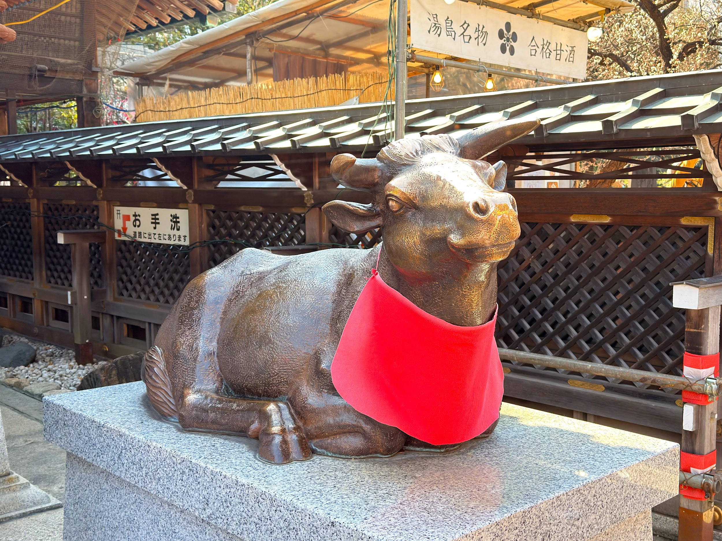 湯島天満宮_撫でうし