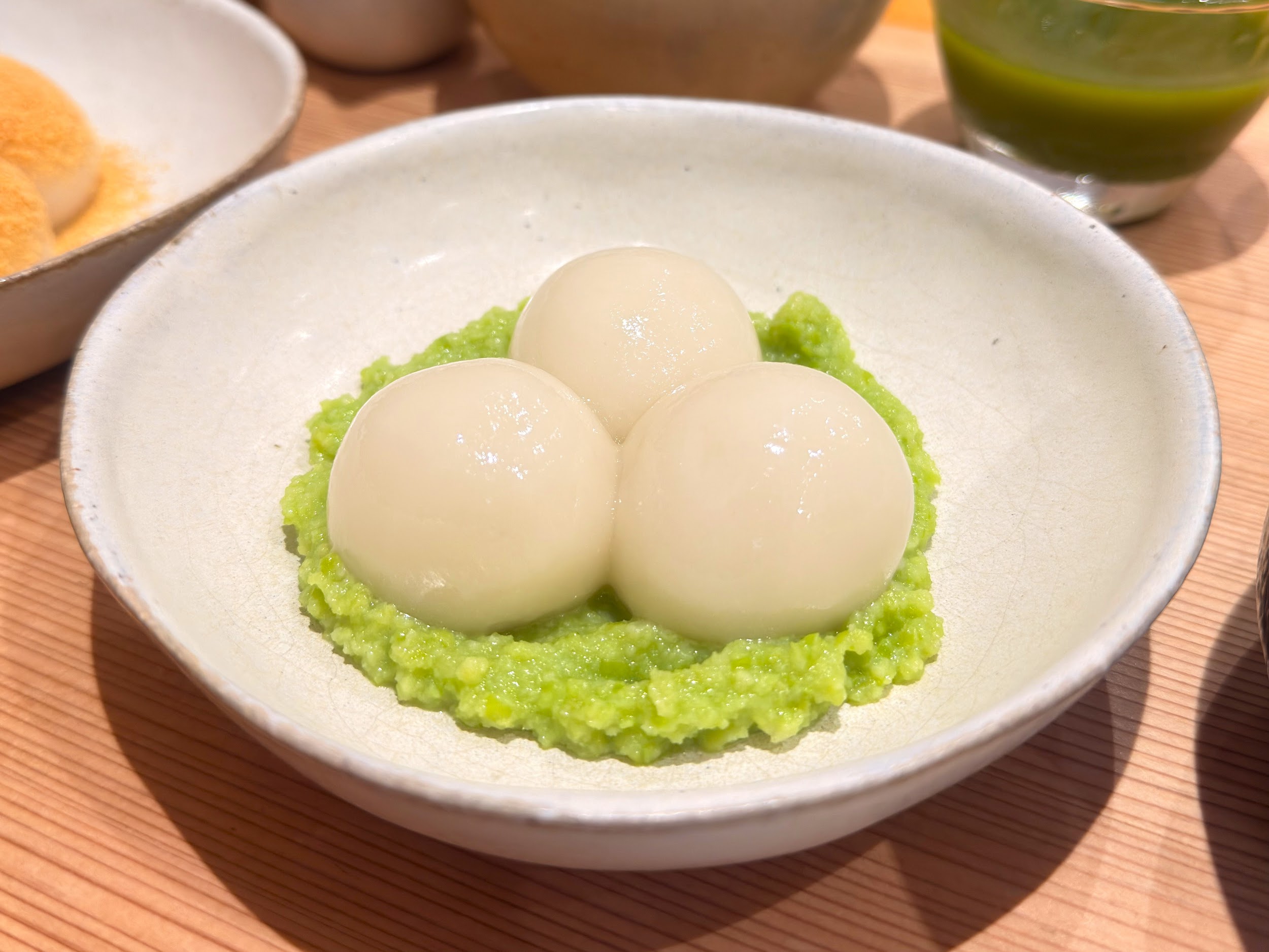 甘味みつや_「ずんだ」の白玉