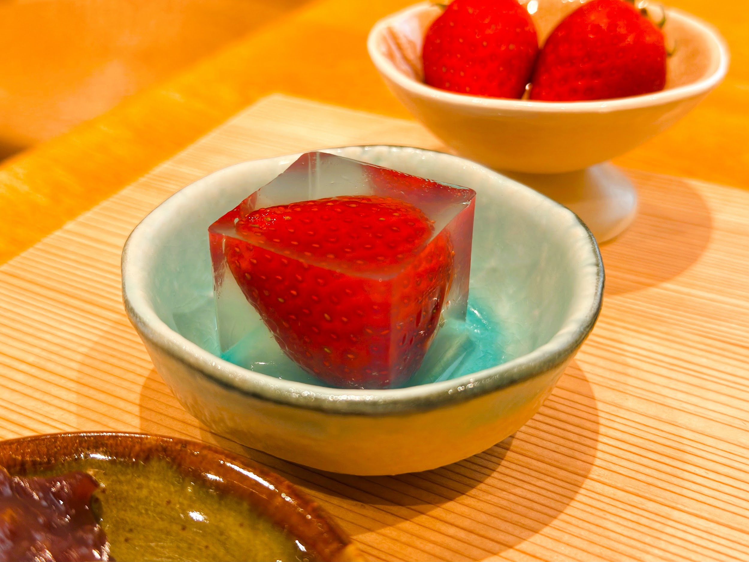 甘味みつや_錦玉羹（いちご）