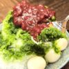 甘味処 西山_ひんやり白玉抹茶あずき